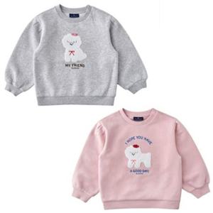 [블루독8-아동] 택1 MG PK)도기프렌즈스웨트셔츠 기모 맨투맨 티셔츠 두돌선물 초등학생 25C7533450