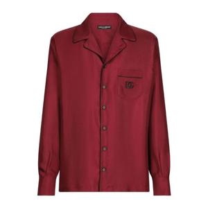 25 FW 돌체앤가바나 DG 에센셜 로고 패치 실크 셔츠 G5IF1ZGF856 TP432235041