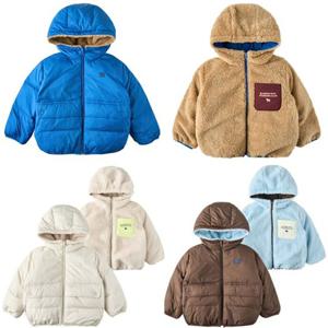 [블루독8아동]택1 BL BR CR)스톰B.퍼리버덕다운점퍼 양면 오리털 패딩파카 아우터 두돌선물 초등25C7511401