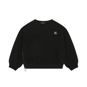 [티파니(정상)](T55KBT050)-BK 지퍼 장식 맨투맨