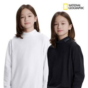 내셔널지오그래픽키즈  (K254UTS060) 반목 티셔츠 이너 폴라티