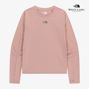 노스페이스 화이트라벨 여성 스텝업 긴팔 라운드티 (NT7TR81L)