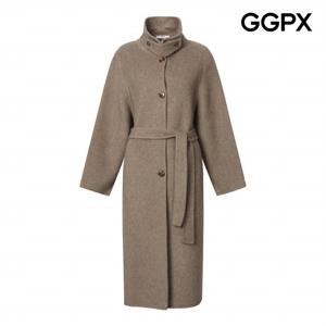 [GGPX] 핸드메이드 모직 싱글 롱 코트 (GPBCT014B)