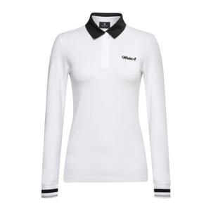 [와이드앵글] 여성 에센셜 카라배색 기본티셔츠(WWU25292W3)