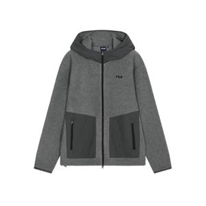 휠라 공용 마이크로 플리스 후드 집업 자켓 FS254FT02X001-071