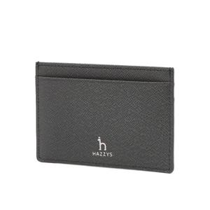 [헤지스]헤지스 그레이 컬러배색 소가죽 카드지갑 WUHO4F006G3