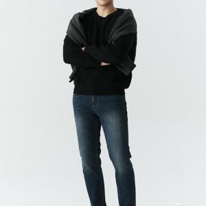 잠뱅이 동백01 양모다크인디고밴드테이퍼드 AP4DTA813