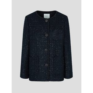 [빈폴레이디스]트위드 미디엄 재킷 - 네이비 (BF5111C03R)