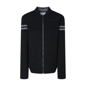 [헤지스골프][BEST]남성 방풍 캐주얼 니트 집업(HUSW5D711BK)