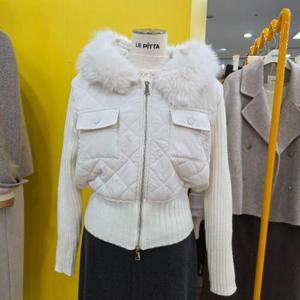 르피타 DP01 골지니트배색후드점퍼 L254BJPC54