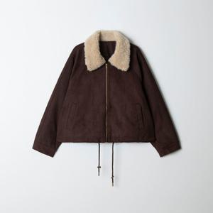 [러브앤쇼] 퍼카라 스웨이드 점퍼 GCFKGJP05