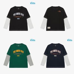 노스페이스키즈 NT7TR52 키즈 캠프아웃 롱슬리브 티 딜
