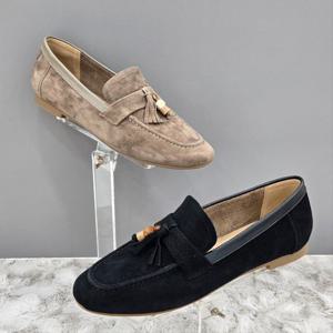 [탠디]여성 호박비드 태슬 로퍼 X2HS52DI22 BLACK KAKI 1DC JJ