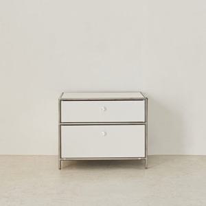 M7161 모듈 2단 서랍 협탁 600 2colors