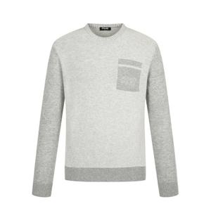 [핑]남성  투톤조직 변형 긴팔니트  111D3SR701_GY