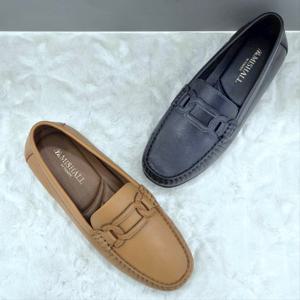 [탠디]띠장식 클래식 여성 로퍼 X2HS52YZ03 CAMEL BLACK 4DC JJ