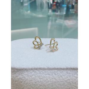 미니골드 [10K]더블 하트 스위티 귀걸이 MEM22053
