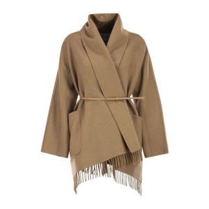 막스마라 프린지 헴 랩 재킷 2611081031600 001