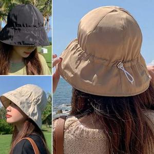 스트링 샤인햇 벙거지 가벼운 휴대용 초경량 여름 골