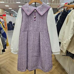 컬리수 HC33 세 일 러 카라트위드 원피스 C244OP202P