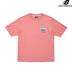 뉴발란스 NBNEC2L233-CR NB X GRAPIN 파도군 반팔티 남녀공용 반팔티 티셔츠