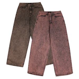 [모로엠]멘즈 캐주얼 와이드핏 노턱 워싱 청바지 NBJ-JEA-3116