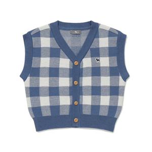 [블루독베이비] 26SS (NY) 체크루즈핏니트베스트 HH (4611922002)