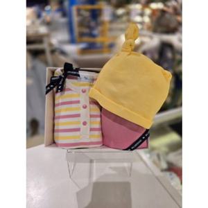 [블루독베이비] 26 SS(핑크)코튼 SET 바디수트(4617067605)실내복 아가옷  백일 돌 조카 선물 신생아 유아