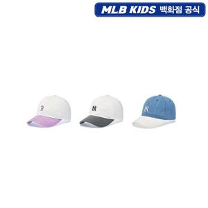 MLB키즈 피그먼트 워싱 배색 볼캡 7ACPB076N