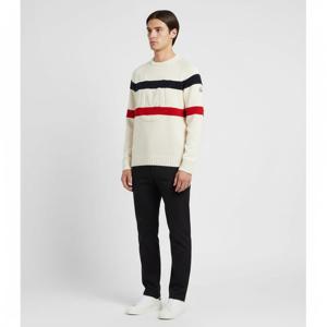 몽클레르 몽클레어 아이보리 울 캐시미어 크루넥 스웨터 9C00001 M1127 P07