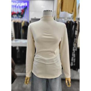 밸리걸 세이브존01 반목 기모 면스판 무지 티셔츠 615020