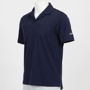 TITLEIST TRIACETATE FIBER PIQUE WIDE COLOR SHIRT (TLPMS114J-NV) (남성 트리아세테이트 피버 피케 와이드 컬러 셔츠)
