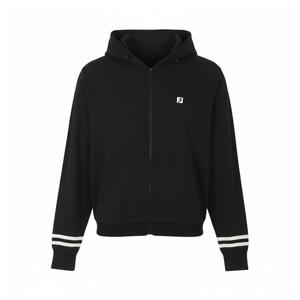 풋조이골프자켓 NQC FMJWK5307-BLACK KR 25SS Hooded Knit Zip WMN