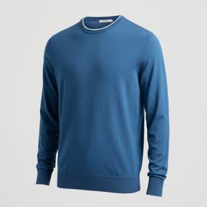 GFORE GFORE MERINO WOOL-BLEND CREWNECK SWEATER (G4MF23S300-SLA) (남성 메리노 울 블랜드 크루넥 스웨터)