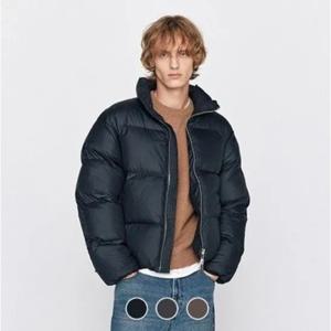 [지오다노]남자 하이넥 숏 패딩 푸파쟈켓 점퍼 075930