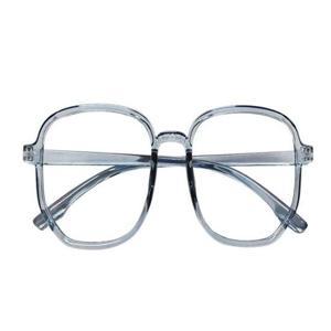 안경태 알없는 빅사이즈 다각형 오각안경테 다크블루