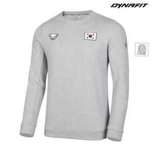 [다이나핏] (택가 189,000원) 헤더그레이 [빙상 국가대표 어센틱] 맨투맨 4UW24297C4