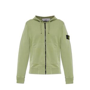 26 SS 스톤 아일랜드 로고 패치 집업 후디 코튼 자켓 그린 K2S156100061S0051