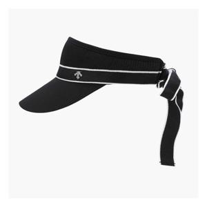 데상트 GOLF 여성 밴딩 리본 선바이저 (DQ32WFSV82) DQ32WFSV82_BLKG 280730