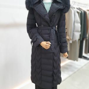 [잇미샤]퍼 트리밍 벨티드 롱 구스다운 ITPBWPD360