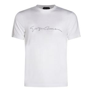 조르지오 아르마니 반팔 티셔츠 6GST56SJP4ZU090 White