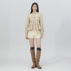 [LAP] 랩 코듀로이 스모킹 타이블라우스 (AR4WBA62)