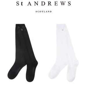 [세인트 앤드류스] 여성 도트 리본 케이블 라인 니삭스(821F1SC055)