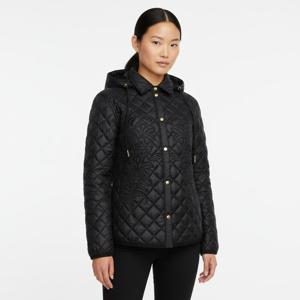 몽클레르 몽클레어 블랙 로고패치 자수 디테일 퀼팅 자켓 2F00014 597YF 999