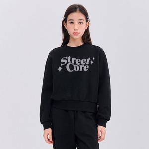 [오션스카이]여아 레터링 크롭 맨투맨 티셔츠-FAJG5159B03