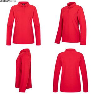 [밀레]밀레티셔츠 여성 겨울 카라 긴팔티셔츠 MLUWT671A2_IC