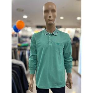 크로커다일 세이브존05 피케 조직 자가드 제천 카라 티셔츠 그린 CDAABTP 1702