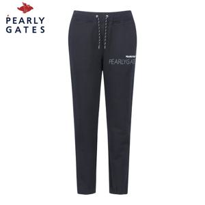 [파리게이츠] 여성 헤링본 멀티 로고 밴딩 조거 팬츠