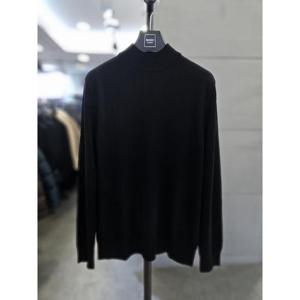 바쏘옴므 세이브존03 바쏘옴므 남자 반폴라 블랙 울  혼방 터틀넥 니트 WSAGZ4WN88A