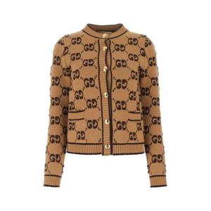 구찌 GG 울 부클 자카드 가디건 713300XKCNA 2668 PRINTED